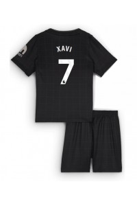 Tottenham Hotspur Xavi Simons #7 Babyklær Borte Fotballdrakt til barn 2025-26 Korte ermer (+ Korte bukser)